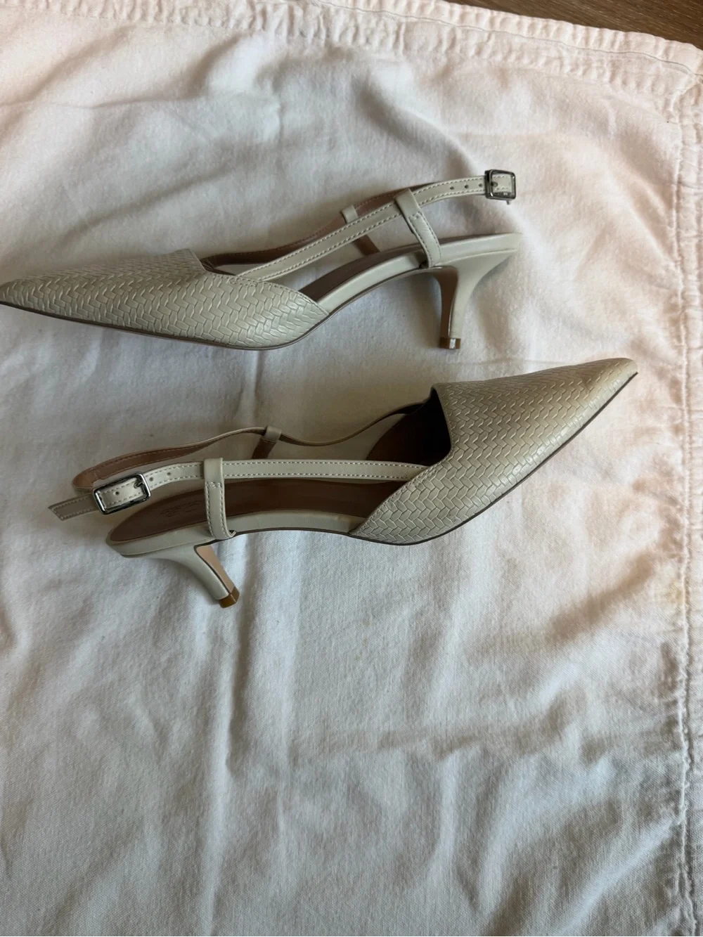 Beige Pointed-Toe Slingback Flats Nordstrom Rack